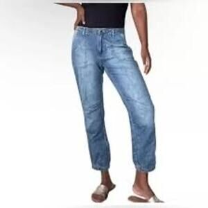 Rebecca Minkoff RM Womens Denim Jogger Blue Jeans Size Petite‎ Large